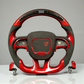 Custom Carbon Fiber Steering Wheel for Dodge Charger Challenger Jeep Durango