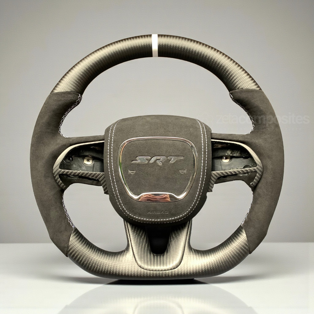 Custom Carbon Fiber Steering Wheel for Dodge Charger Challenger Jeep Durango