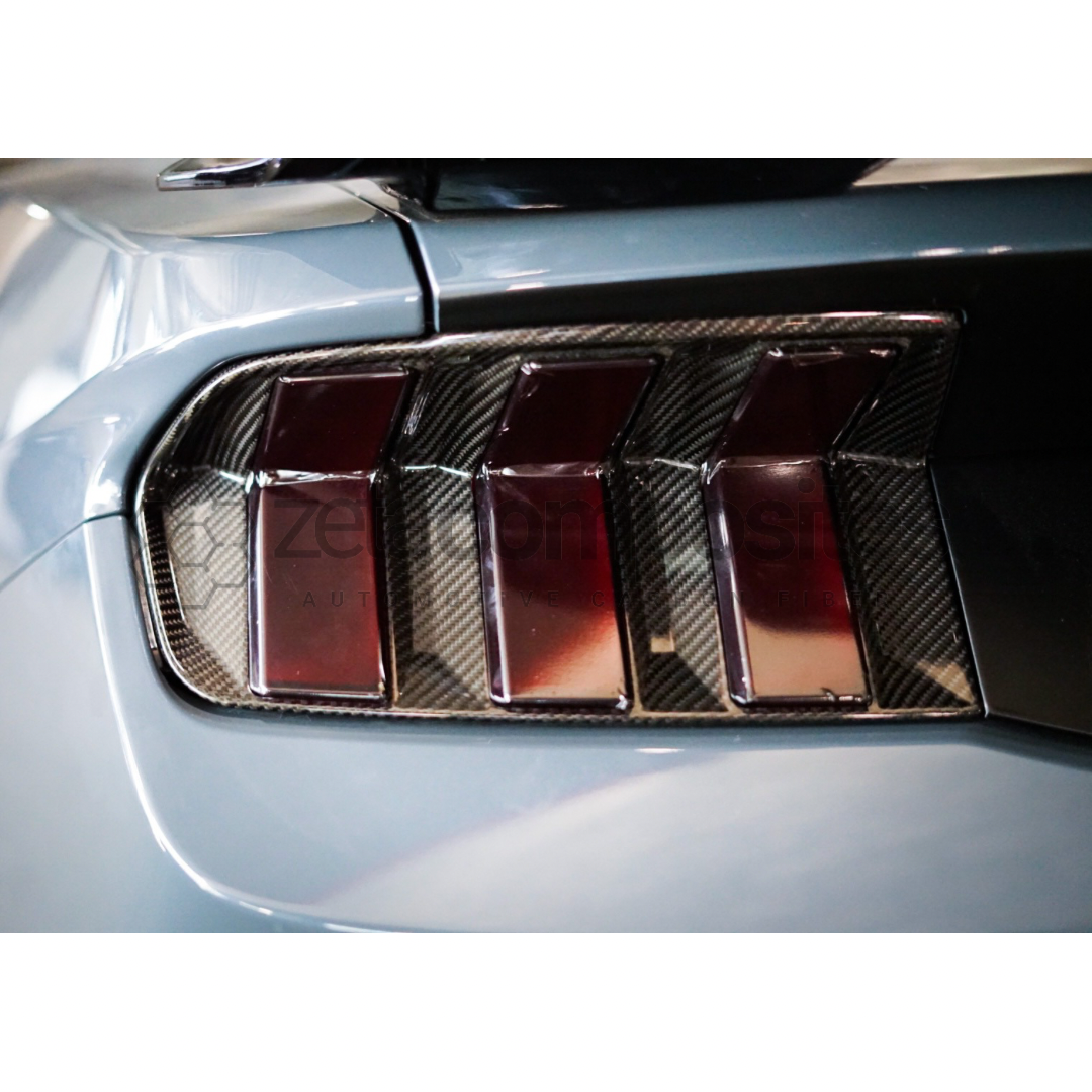 S650 Mustang Carbon Fiber Taillight Cover Set