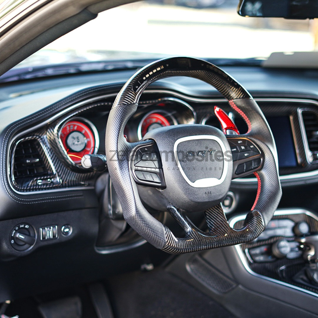 2015 2023 Dodge Challenger Carbon Fiber Dash Cover ZetaComposites