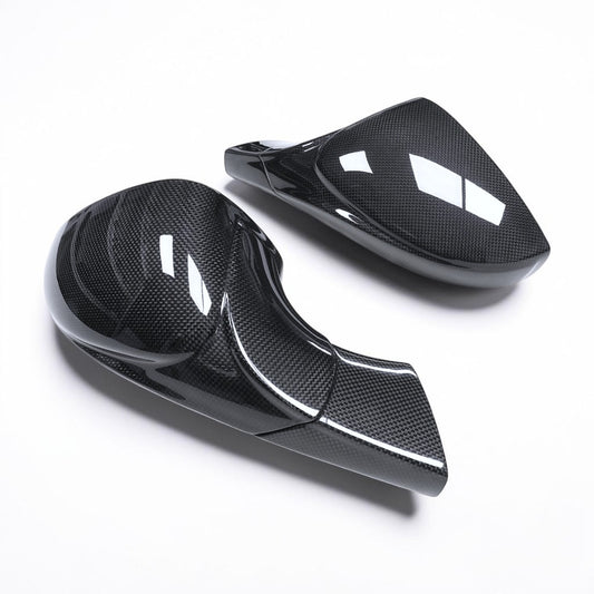 Dry Carbon Fiber Mirror Cap Replacement for 458/488 Models