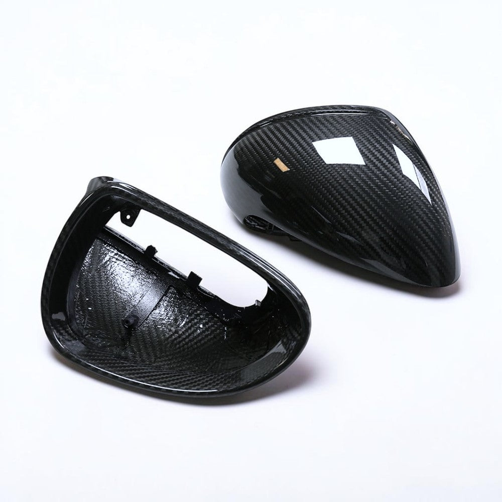 Dry Carbon Fiber Mirror Cap Replacement for Porsche (12'-16') 911 981 991.1 Cayman Boxster
