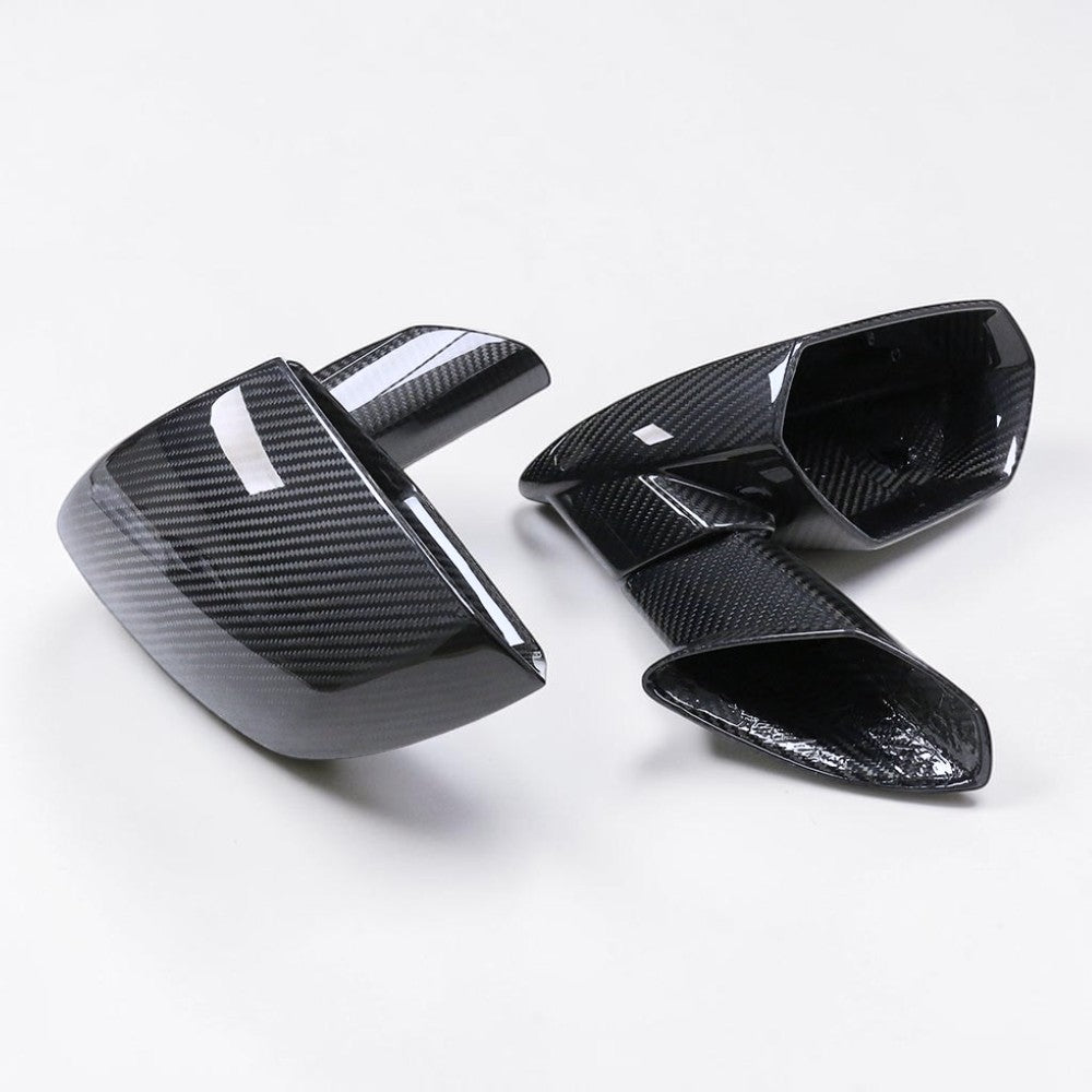 Dry Carbon Fiber Mirror Cap Replacements for Lamborghini Huracan LP600 LP610 LP620 2014'+