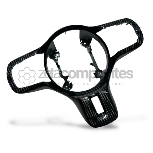 EVO 10 X Carbon Fiber Steering Wheel Trim Direct Replacement