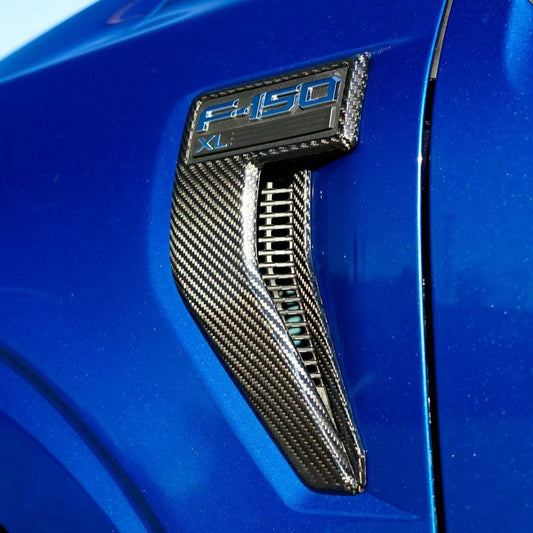 (2021'+) F150 Carbon Fiber Fender Badge Trims