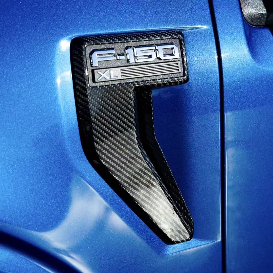 (2021'+) F150 Carbon Fiber Fender Badge Trims