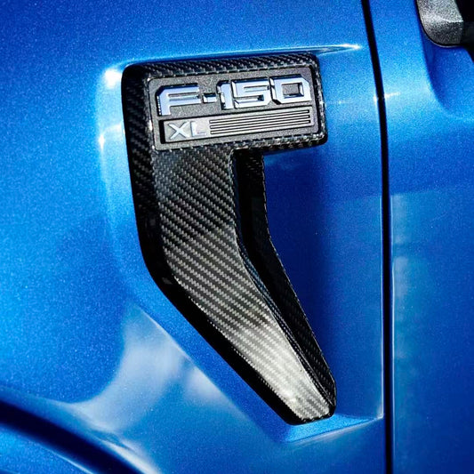 (2021'+) F150 Carbon Fiber Fender Badge Trims