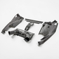 Ferrari 488 GTB Carbon Fiber Engine Bay Panels Replacement Kit