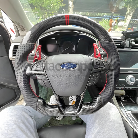 Ford Fusion / Edge Carbon Fiber Steering Wheel Customizable 2015+