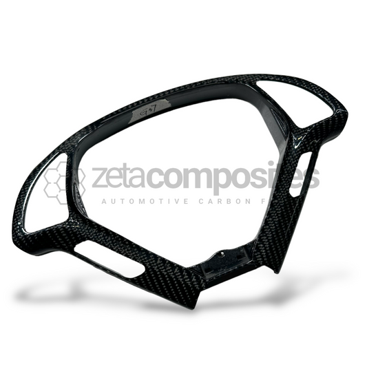 2008-2013 Infiniti G37 Carbon Fiber Steering Wheel Trim Direct Replacement