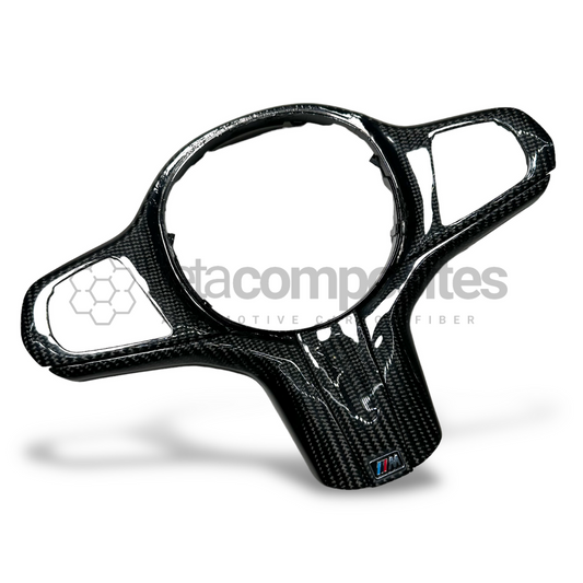 BMW G80+ 3/4/5 Series Carbon Fiber Steering Wheel Replacement Trim