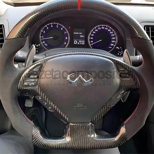 Infiniti G37 G35 Carbon Fiber Steering Wheel Customizable