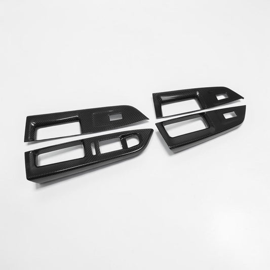 Golf MK8 GTI GTE GTD Carbon Fiber Window Switch Panel Trim Kit