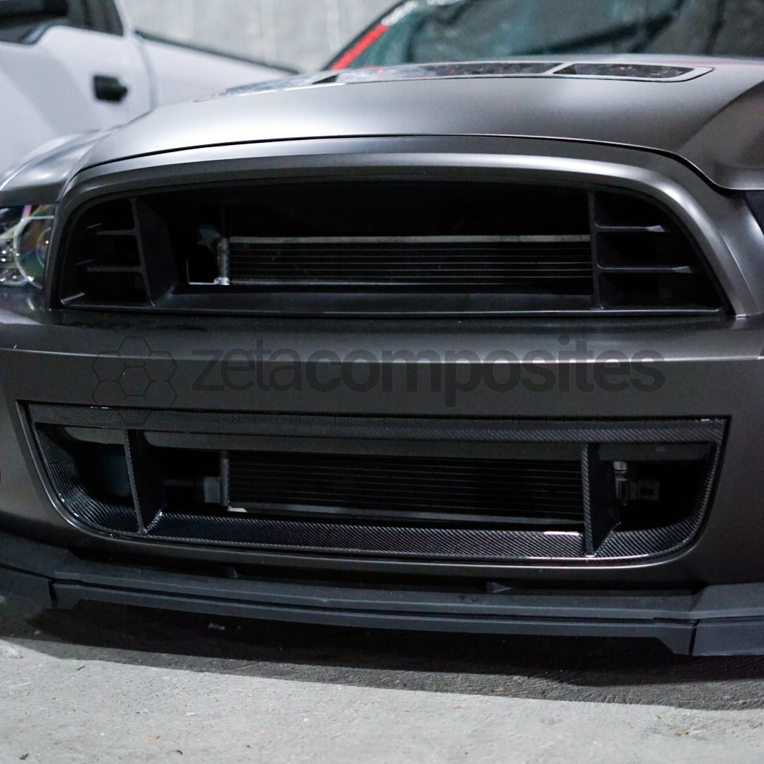 Lower Grille Carbon Fiber Front Mustang Shelby GT500 2010-2014