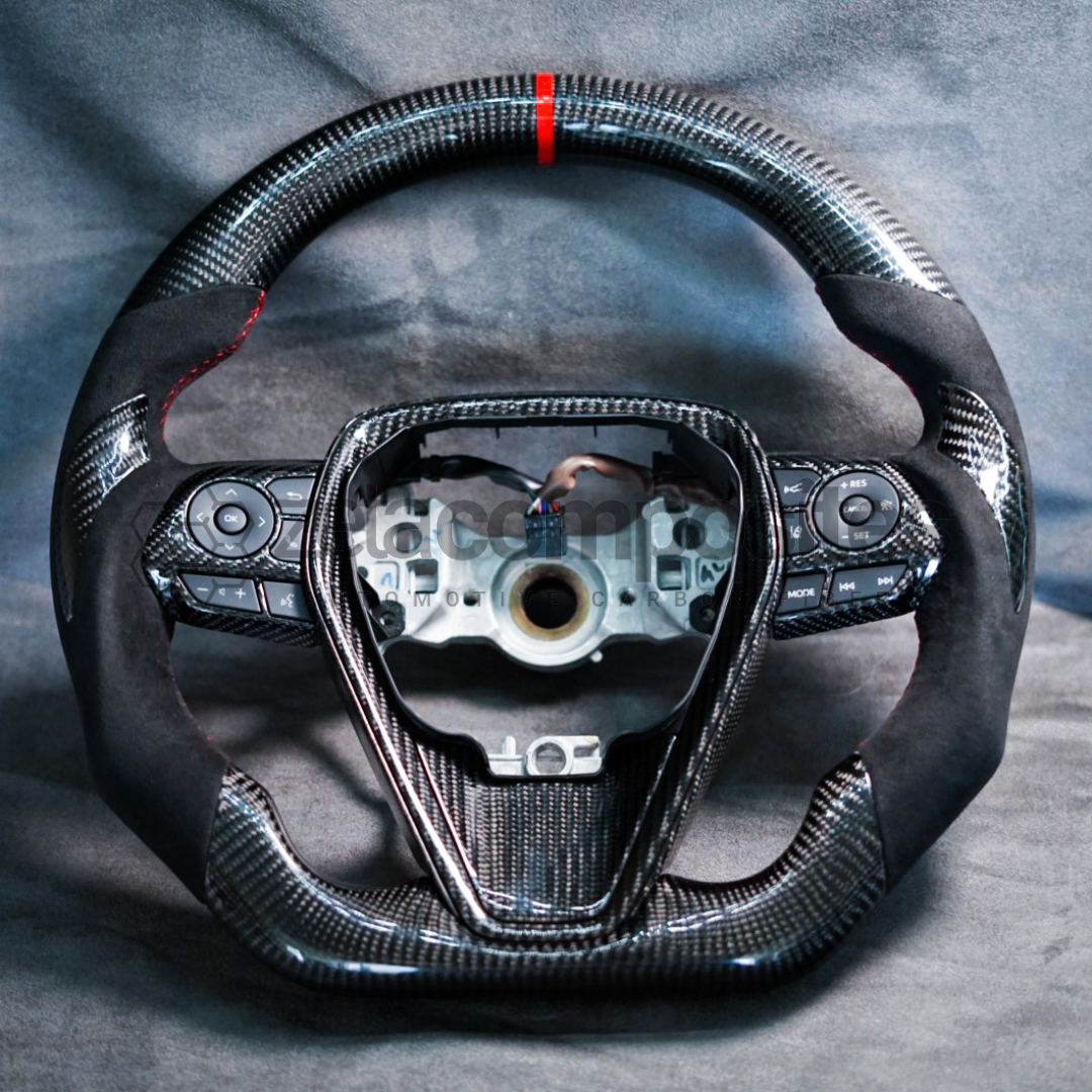 2018-2024 Toyota Camry Carbon Fiber Steering Wheel Customizable