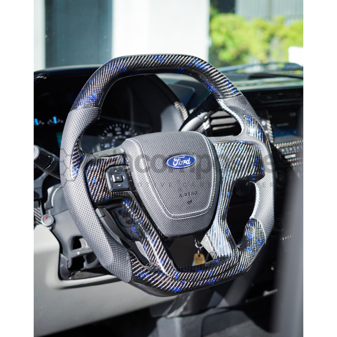 2015-2020 Ford Raptor & F150 Custom Carbon Fiber Steering Wheel