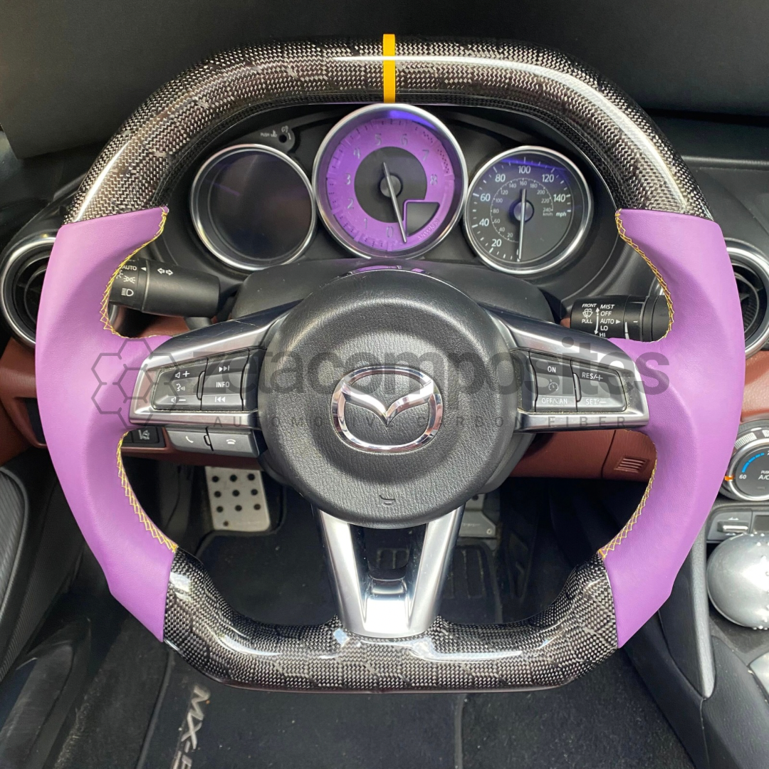 Miata Mx5-ND Carbon Fiber Steering Wheel Most Customizable