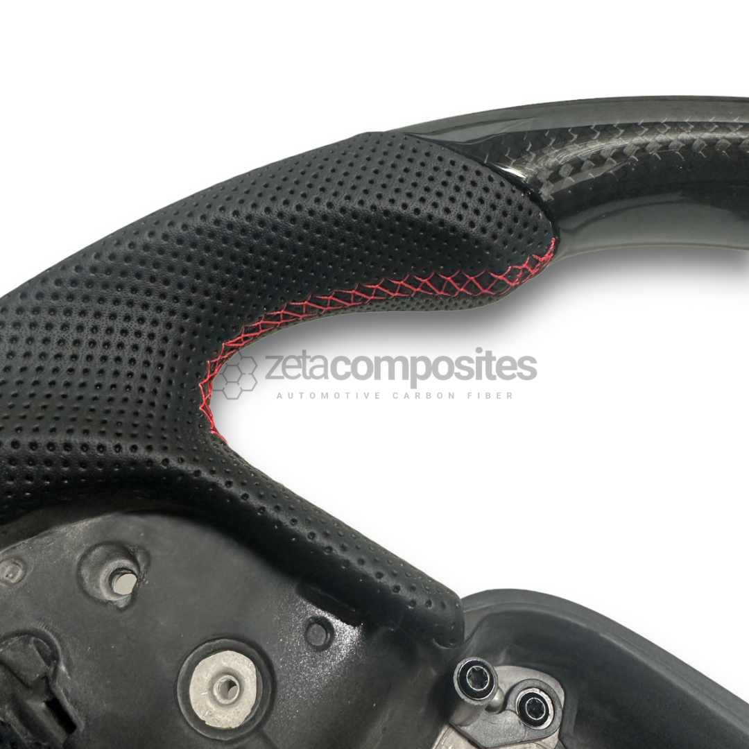 2015-2023 Dodge Charger Challenger Carbon Fiber Steering Wheel Prebuilt Ready to Ship