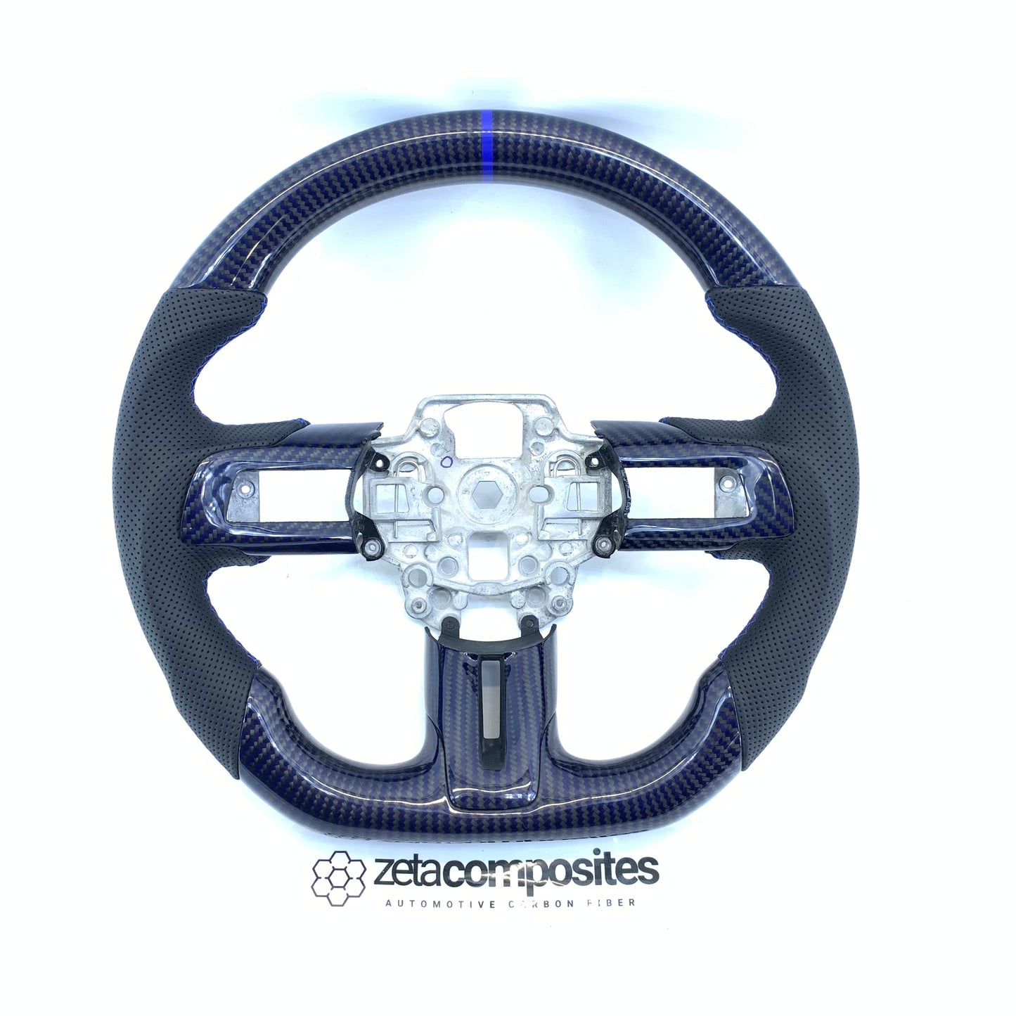 2015-2023 Mustang Carbon Fiber Steering Wheel Premium Quality Customizable