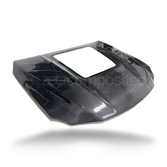 (06'-13') IS250 IS350 Lexus Carbon Fiber Hood With Glass Window
