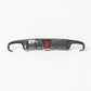 Mercedes Benz W205 Coupe C63 Carbon Fiber Diffuser with Brake Light