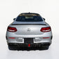 Mercedes Benz W205 Coupe C63 Carbon Fiber Diffuser with Brake Light