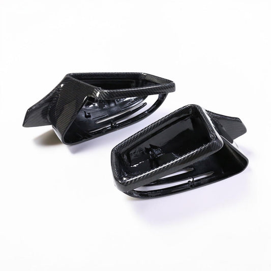 Mercedes Carbon Fiber Mirror Cap Replacement M Style for W117 W176 W204 W246 W221 W212 X204 W218