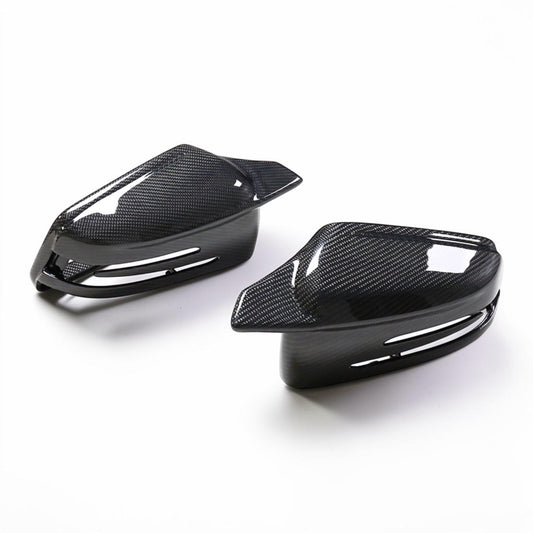 Mercedes Carbon Fiber Mirror Cap Replacement M Style for W117 W176 W204 W246 W221 W212 X204 W218