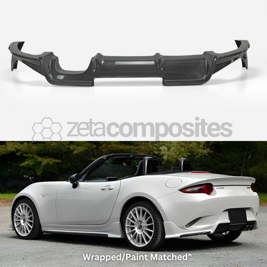 ND MX5 Carbon Fiber Track Style Rear Diffuser MK4