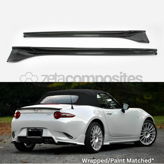 ND MX5 Carbon Fiber Track Style Side Skirts MK4