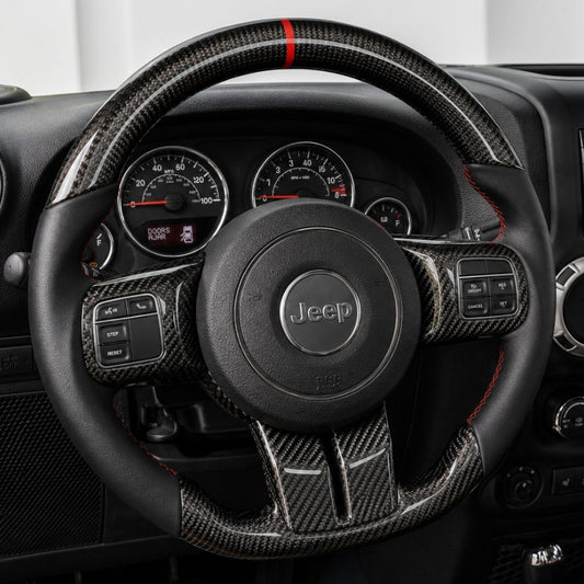 Carbon Fiber Steering Wheel for Jeep Wrangler / Patriot / Compass
