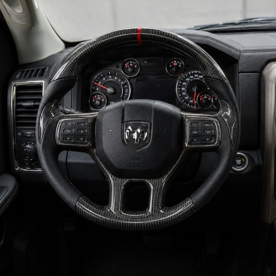 Dodge Ram Carbon Fiber Steering Wheel (09-18') 1500 2500 3500