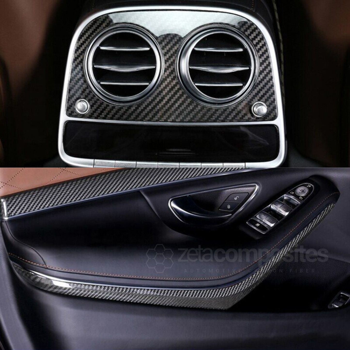 Real Carbon Fiber Interior Kit for Mercedes Benz W222 S Class S65 Models