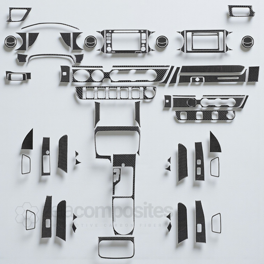 Real Carbon Fiber Interior Trim Kit for Tacoma (16'-22')