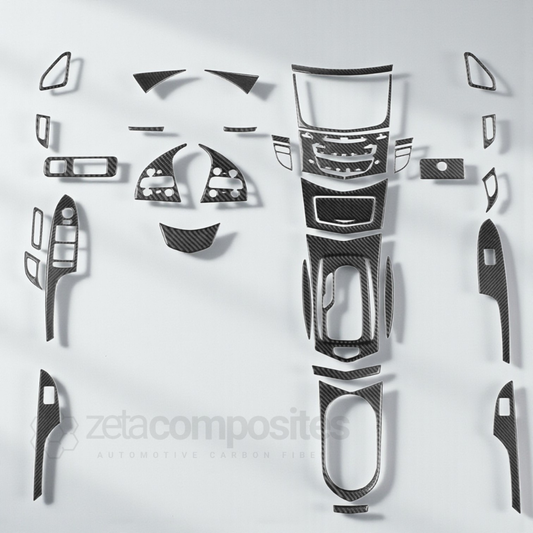 Real Carbon Fiber Interior Trim Kit for Cadillac ATS (13'-19')