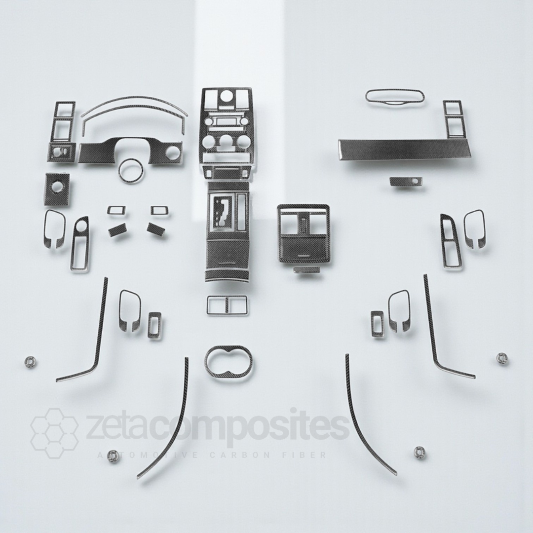 Real Carbon Fiber Interior Trim Kit for Chrysler 300 (05'-07')