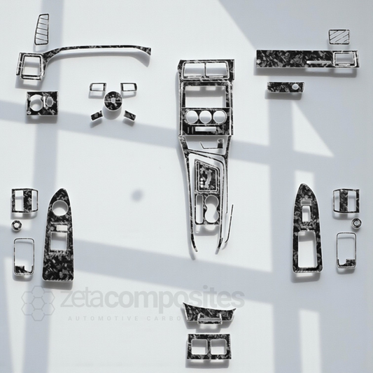 Real Carbon Fiber Interior Trim Kit for Challenger (08'-14')