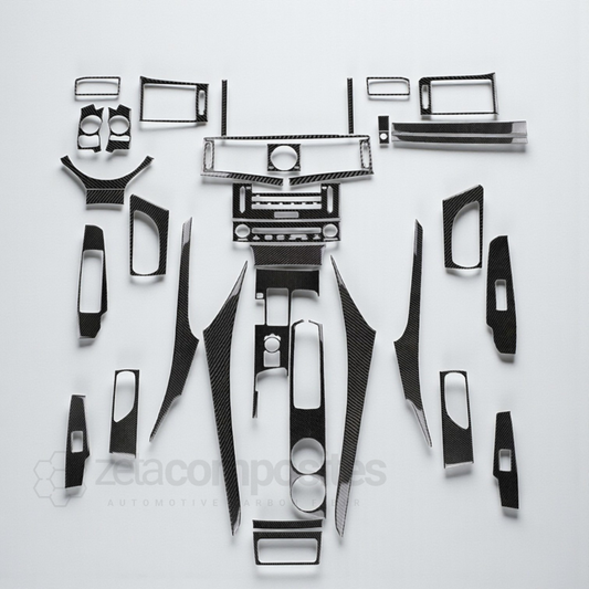 Real Carbon Fiber Interior Trim Kit for Lexus IS (14'-19')