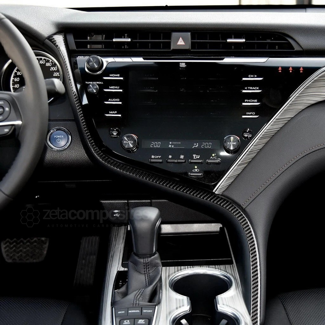 Real Carbon Fiber Interior Trim Kit for Camry (2018'+)