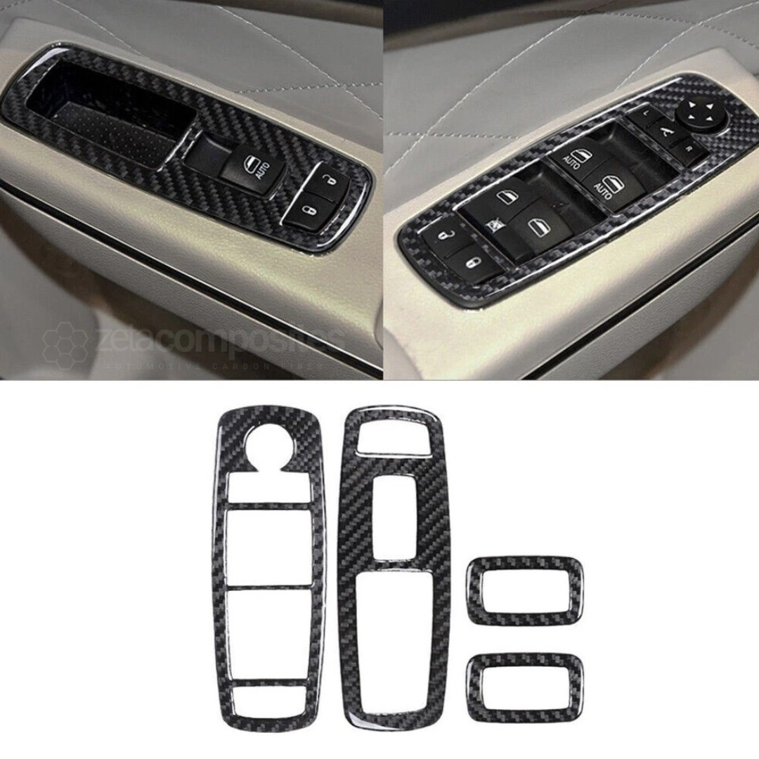 Real Carbon Fiber Interior Trim Kit for Chrysler 300 (15'-23')