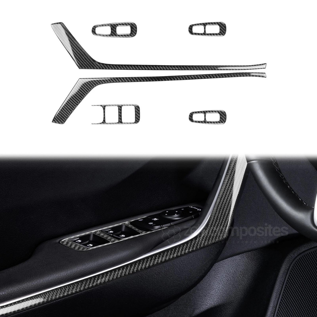 Real Carbon Fiber Interior Trim Kit for KIA Stinger