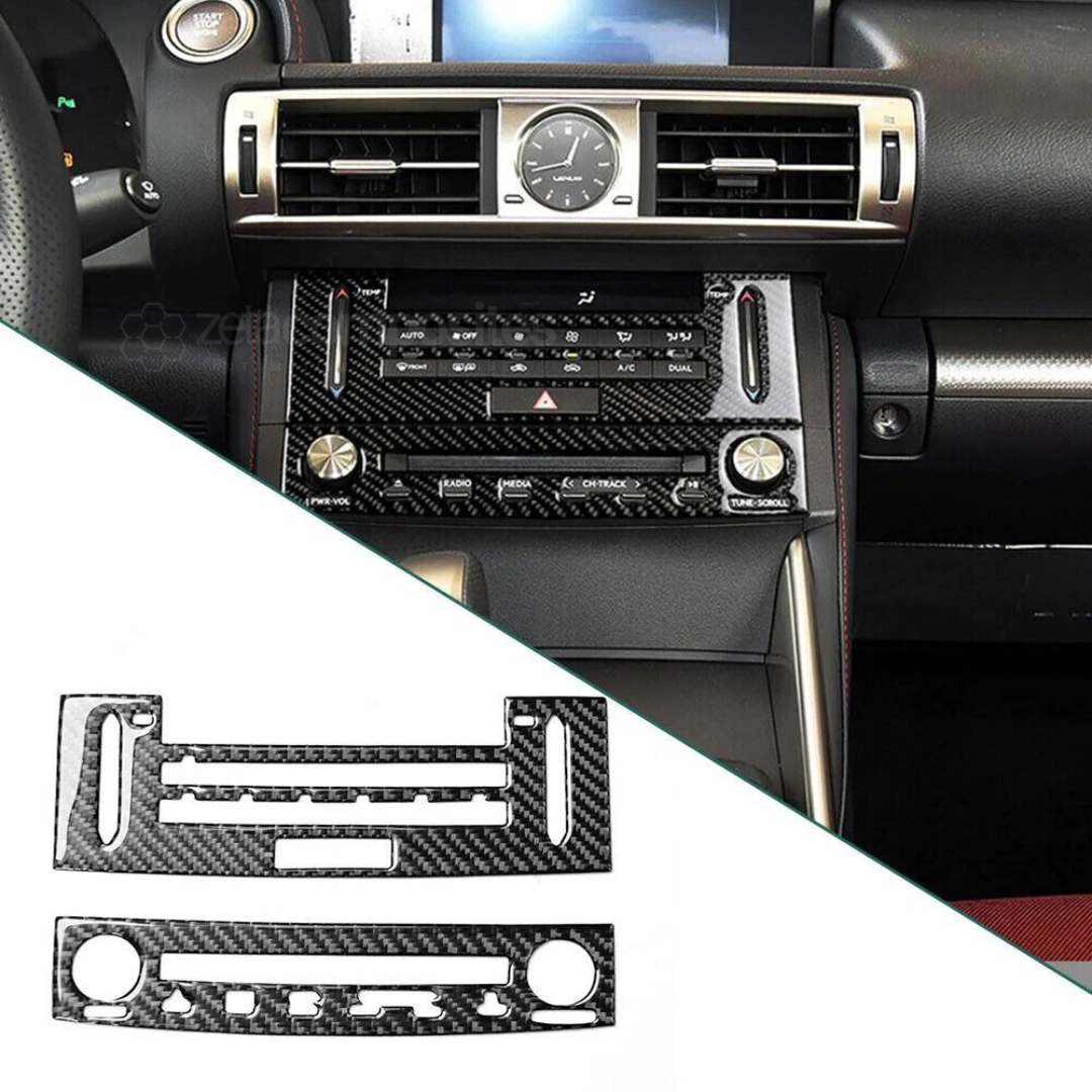 Real Carbon Fiber Interior Trim Kit for Lexus IS (14'-19')