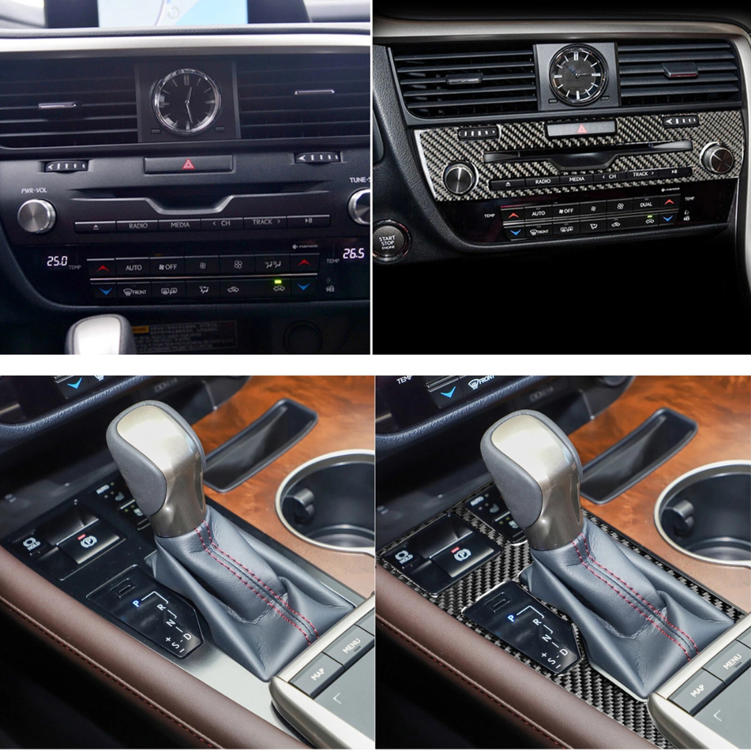 Real Carbon Fiber Interior Trim Kit for Lexus RX (16'-19')