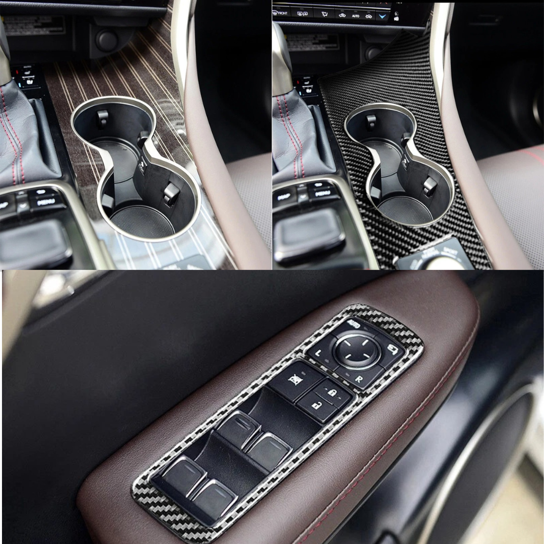 Real Carbon Fiber Interior Trim Kit for Lexus RX (16'-19')