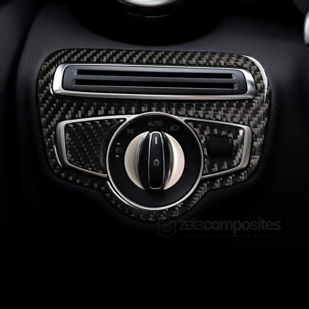 Real Carbon Fiber Interior Trim Kit for Mercedes Benz W205 Series