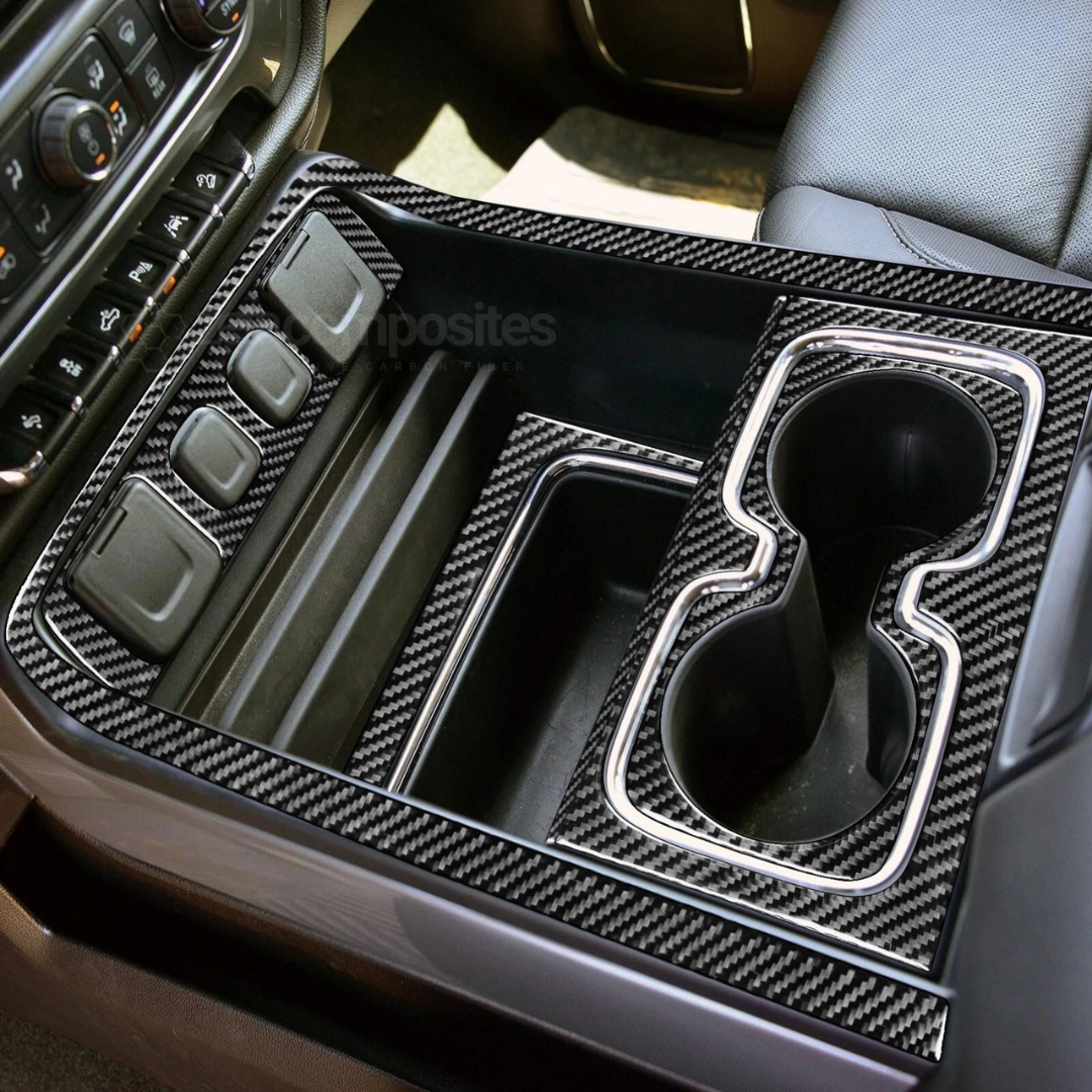 Real Carbon Fiber Interior Trim Kit for Silverado (14'-18')