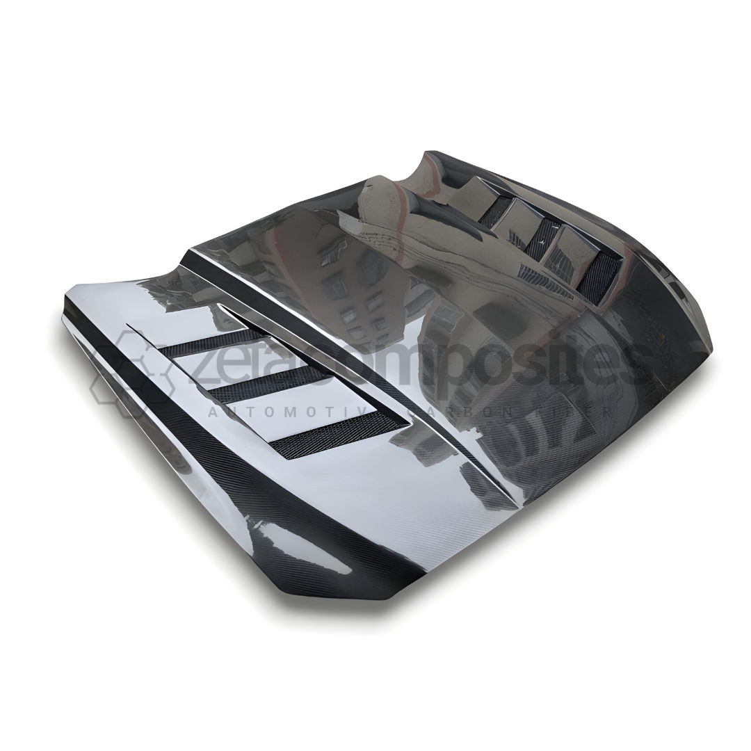 Mustang Carbon Fiber Hood Triple Vented (2015-2023)