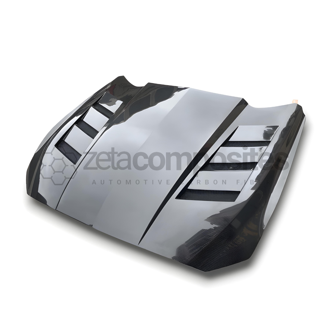 Mustang Carbon Fiber Hood Triple Vented (2015-2023)