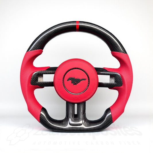Carbon Fiber Steering Wheel for Mustang (2015'-2023')