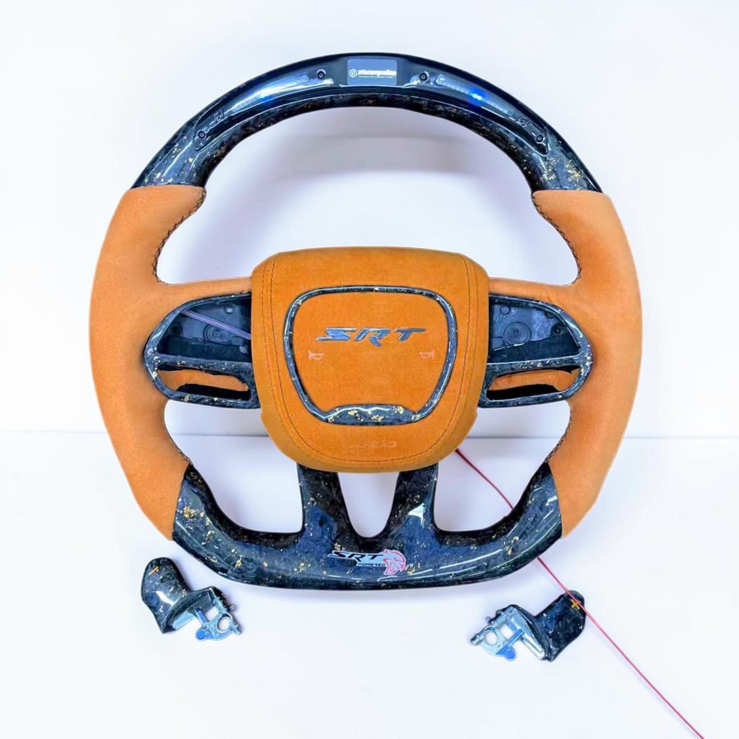 Custom Carbon Fiber Steering Wheel for Dodge Charger Challenger Jeep Durango